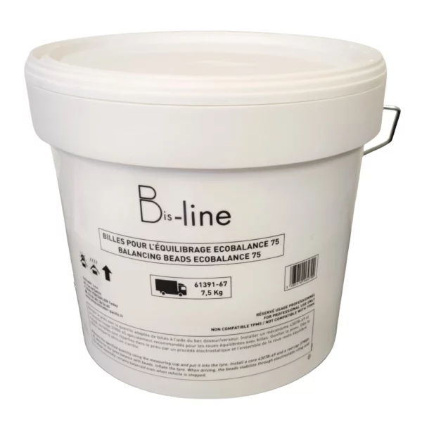 Bis-Line statisch balanceerkristal emmer 7,5 KG