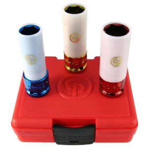 SS413WP krachtdop set 1/2" 3-delig met kunststof wielbescherming