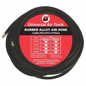 AH1020RA Rubber luchtslang met 3/8" buitendraad aansluiting diameter 10mm, lengte 20 meter