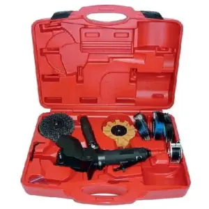 UT8775-ABK Multifunctionele pneumatische slijp/schuur machine met accessoires.